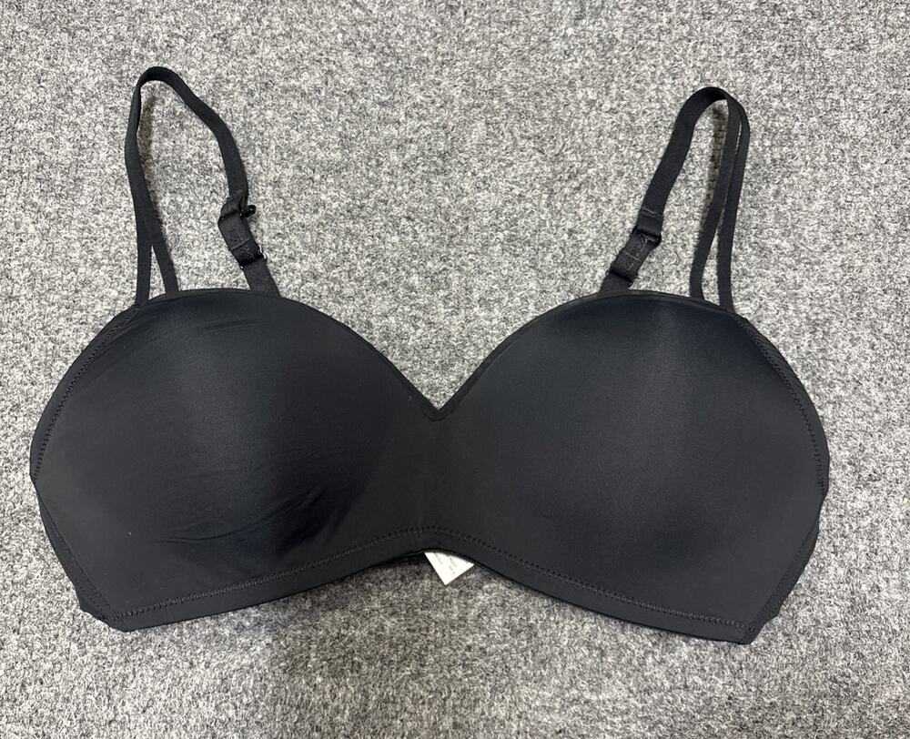 Aerie Real Happy Wireless Sans Armature Black Push Up Size 34D